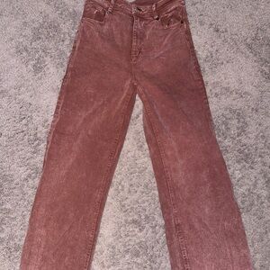 Trendy Brown Corduroy Pants